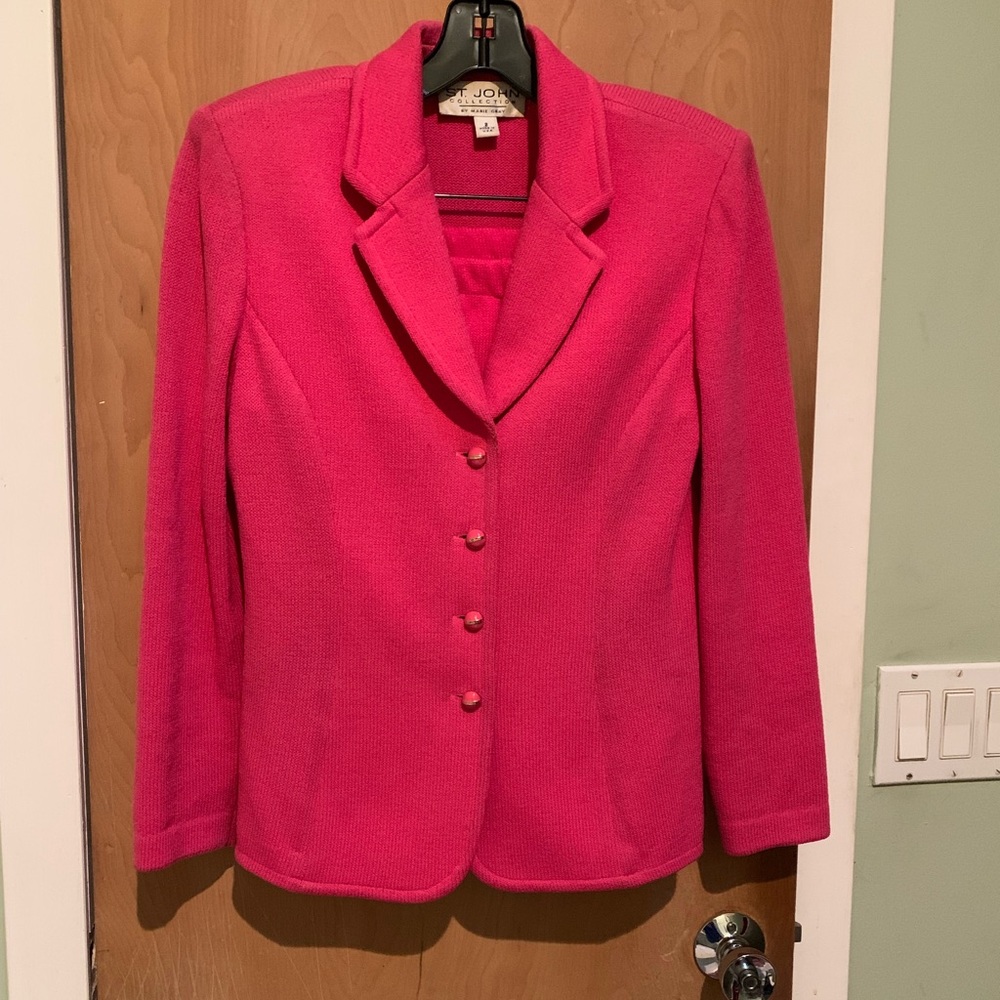 Pink St. John Suit Size 2